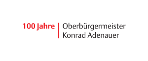 Wortmarke 100 Jahre Oberbürgermeister Konrad Adenauer