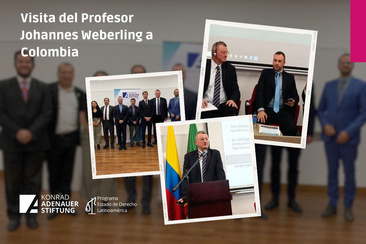 Visita del Profesor Johannes Weberling a Colombia
