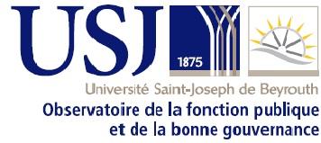 Université Saint-Joseph de Beyrouth - Observatoire de la Fonction Publique et de la Bonne Gouvernance (USJ-OFP)